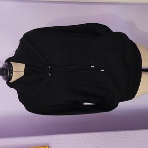 Jones New York Signature Cowel Neck Black Sweater